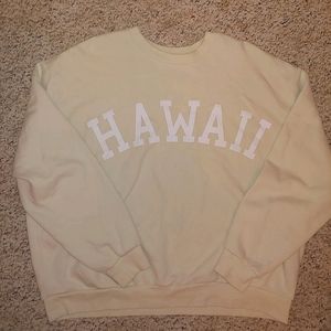 Yellow Hawaii sweatshirt